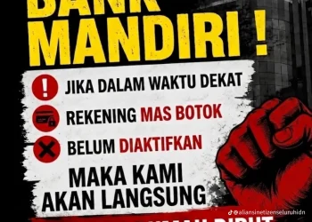 Isu Blokir, Saham Bank Mandiri Turun