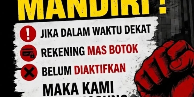 Isu Blokir, Saham Bank Mandiri Turun