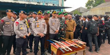 Brimob dan Polres Tangsel Amankan 6 Orang Terduga Tawuran