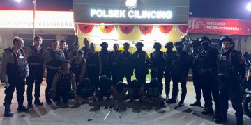 Brimob Gagalkan Tawuran Dini Hari di Cilincing