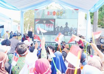 Prabowo Resmikan Jembatan Merah Putih Presisi