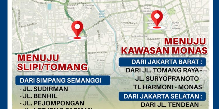 PMJ Siapkan Rekayasa Lalu Lintas Situasional